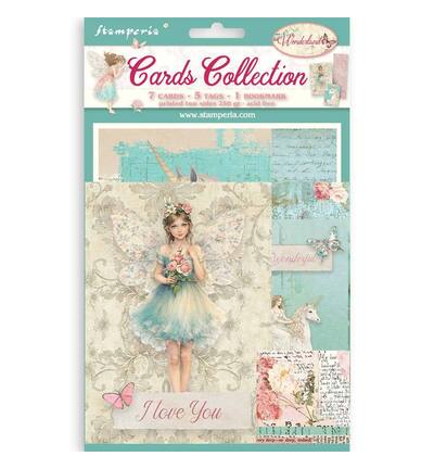 Stamperia - Cards Collection - Kartenset – Wonderland