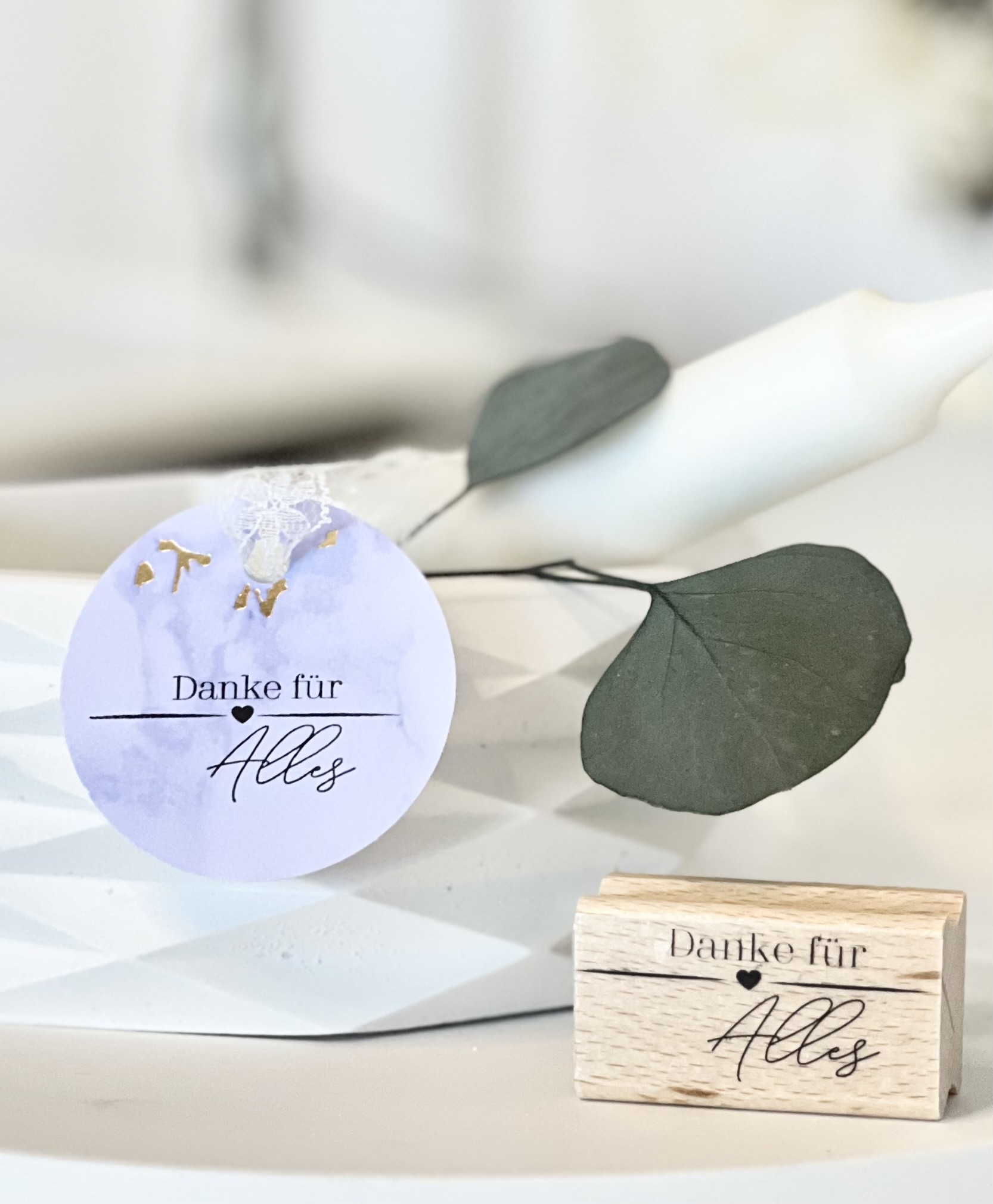 Stilvoll-Kreativ - STEMPEL DANKE FÜR ALLES
