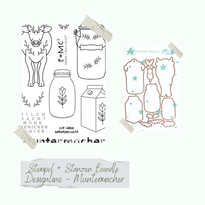 Creative Depot -Bundle - Designline - Muntermacher - Stempelset & Stanzen