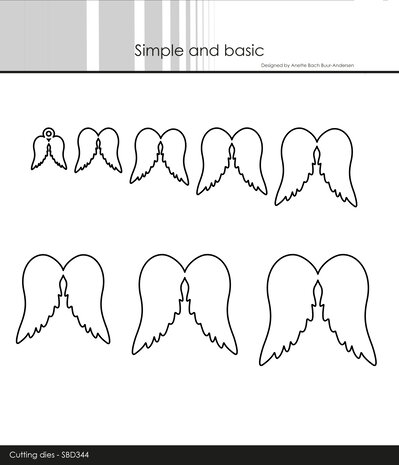 Simple and Basic - Angelwings Cutting Dies
