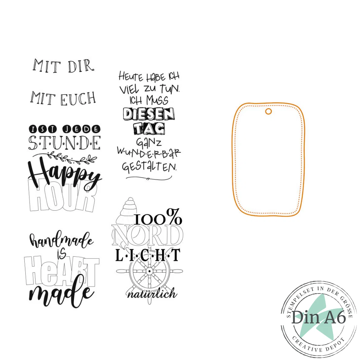 Creative Depot - Bundle - Handmade ist heartmade & Doddle Tag