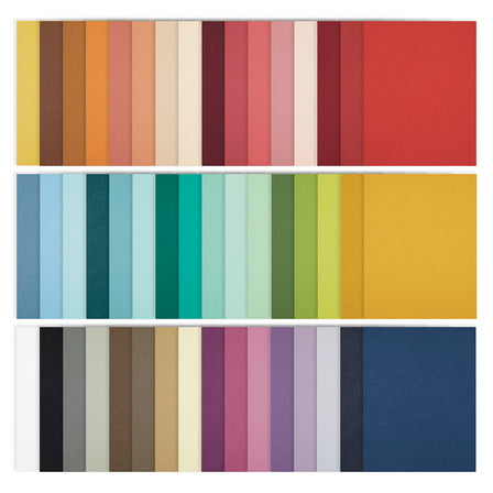 Spellbinders - The Full 48 ColorWheel Cardstock Pack 8.5" x 11" - 1 each