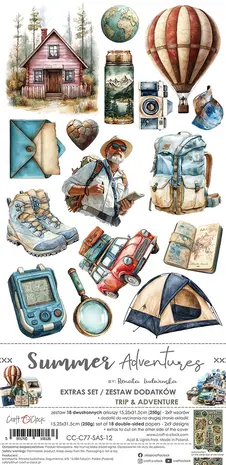 Craft O'Clock - Summer Adventures Extras Set Trip & Adventure