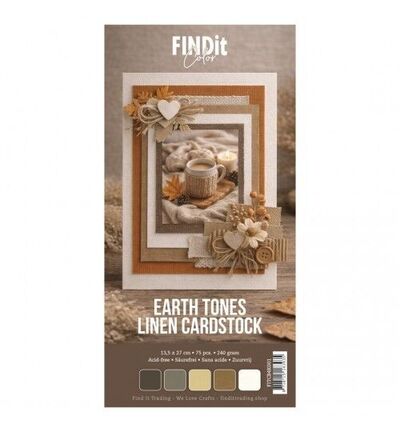 Find It Color Leinenkarton Set 4K – Earth Tones