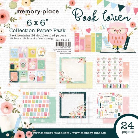 Memory Place - Book Lover 6x6 Inch Paper Pack
