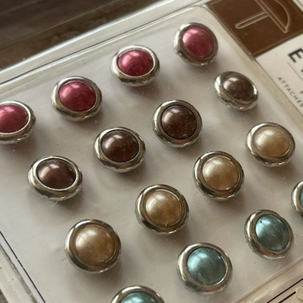 American Crafts Elements Mini Pearl Brads American Crafts Elements Mini Pearl Brads