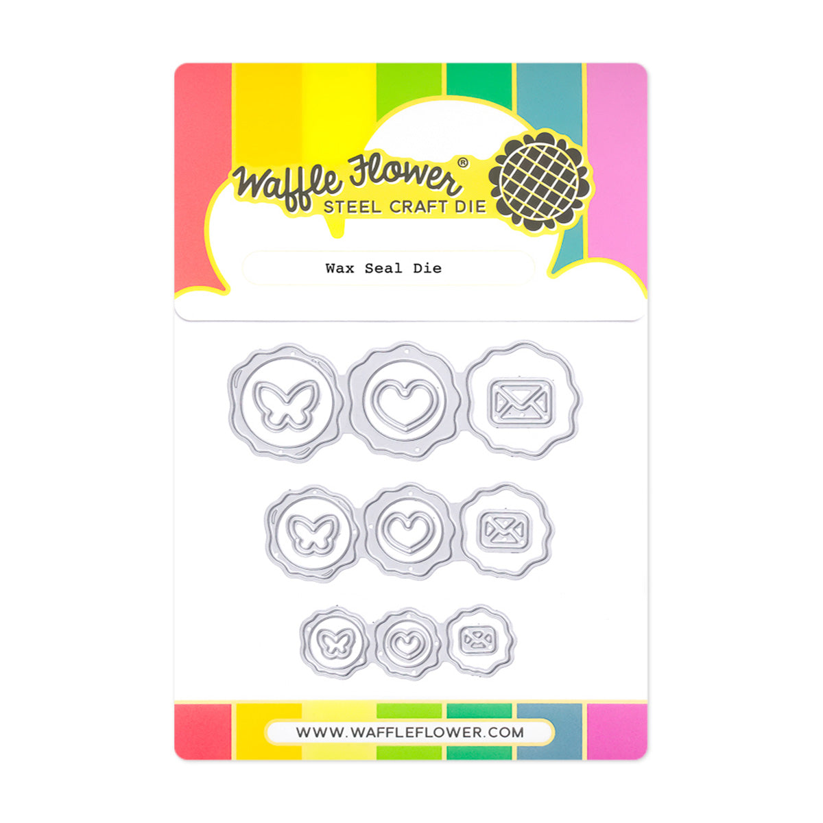Waffle Flower -Wax Seal Trio Die