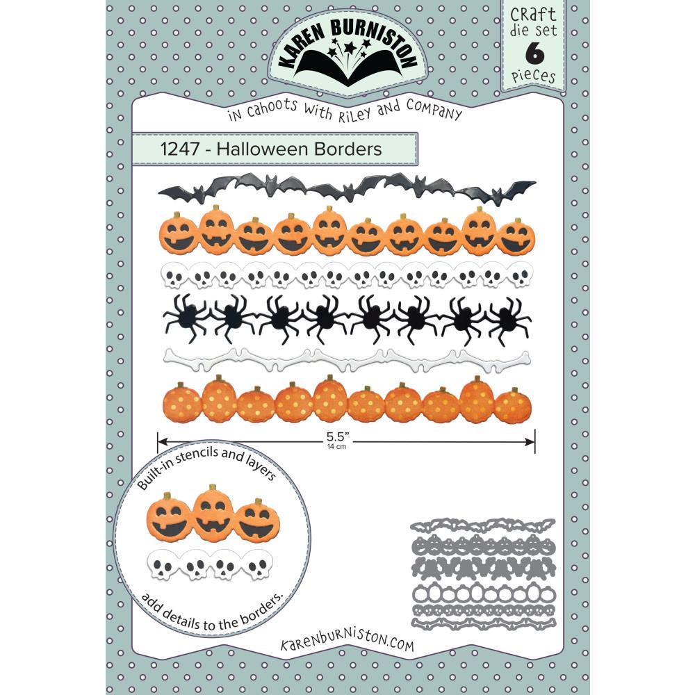 Karen Burniston Dies - Halloween Border