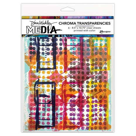 Ranger - Dina Wakley MEdia Chroma Transparencies Grunge Specimens
