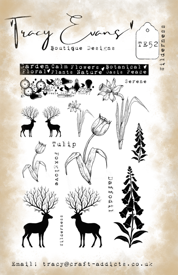 Tracy Evans - Wilderness A5 Stamp 