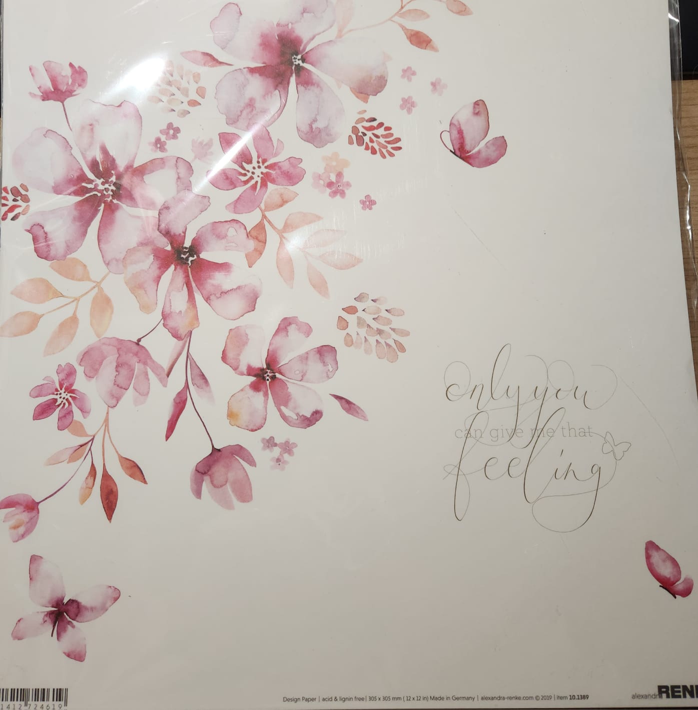 alexandraRENKE Designpapier Schmetterlinge   alexandraRENKE Designpapier Schmetterlinge