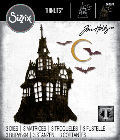 Sizzix - Thinlits Die by Tim Holtz Haunted House (3pcs)