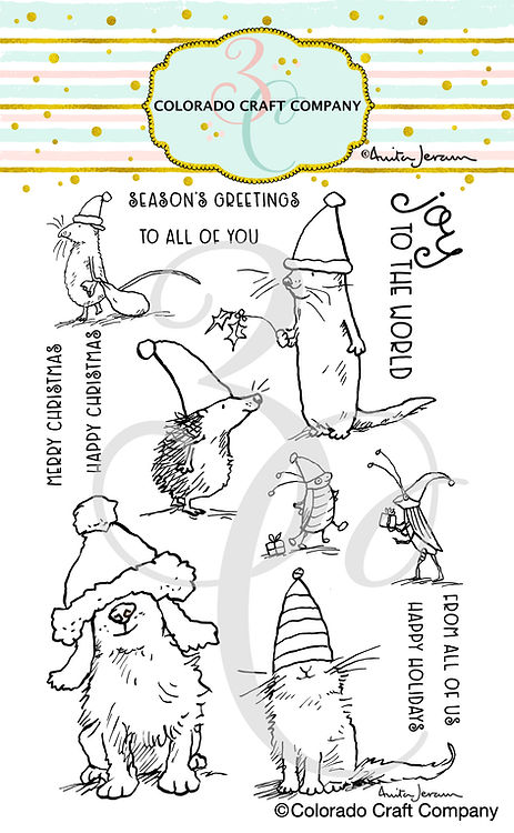 Colorado Craft Company - Anita Jeram ~ Christmas Hats Colorado Craft Company - Anita Jeram ~ Christmas Hats