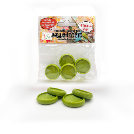Aall and Create - MemoryDex Binding Discs Olive Green (4pcs) Aall and Create - MemoryDex Binding Discs Olive Green (4pcs)