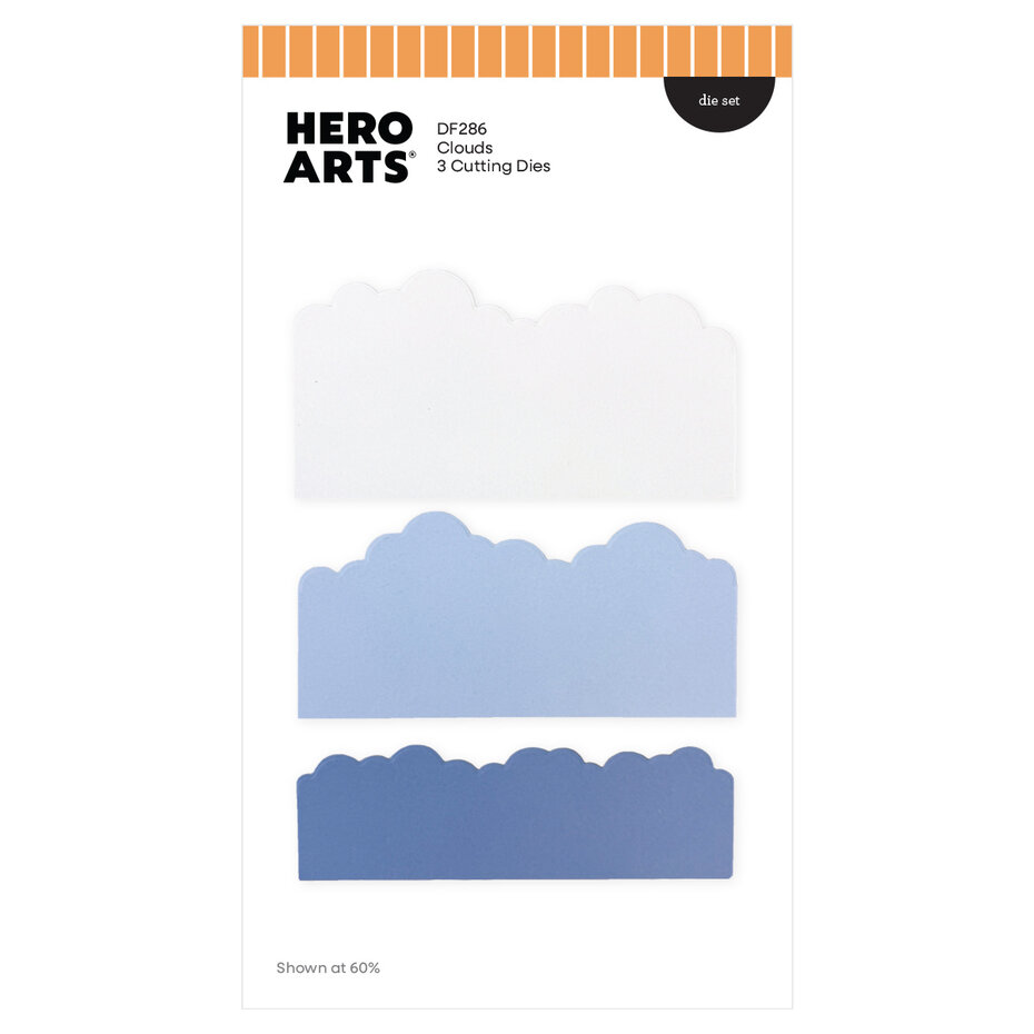 Hero Arts - Don't Stop Believing Die Set Clouds