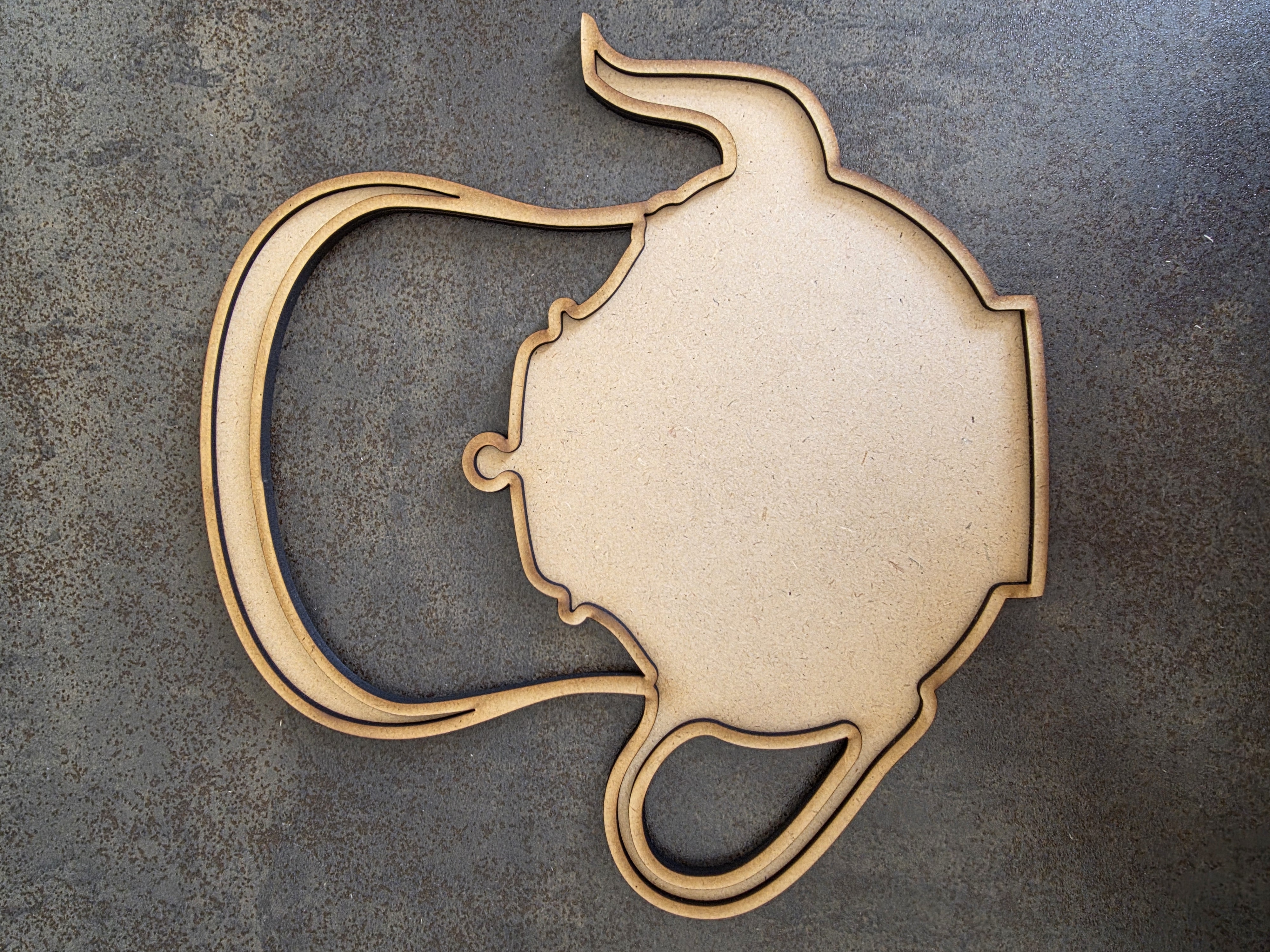 MDF - Teekanne 3  - 2tlg.