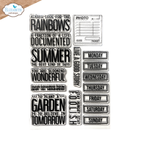 Elizabeth Craft Designs - Botanical Blend Stamps Best Kind Of Days
