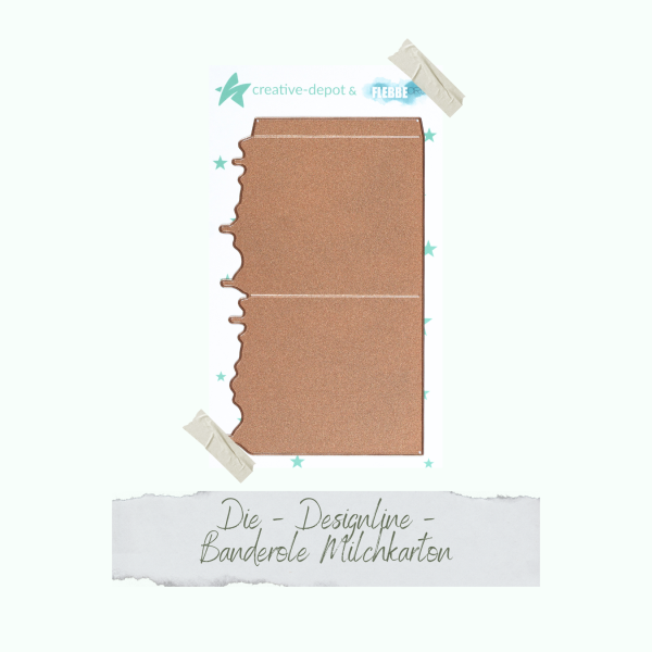Creative Depot - Die - Designline - Banderole Milchkarton