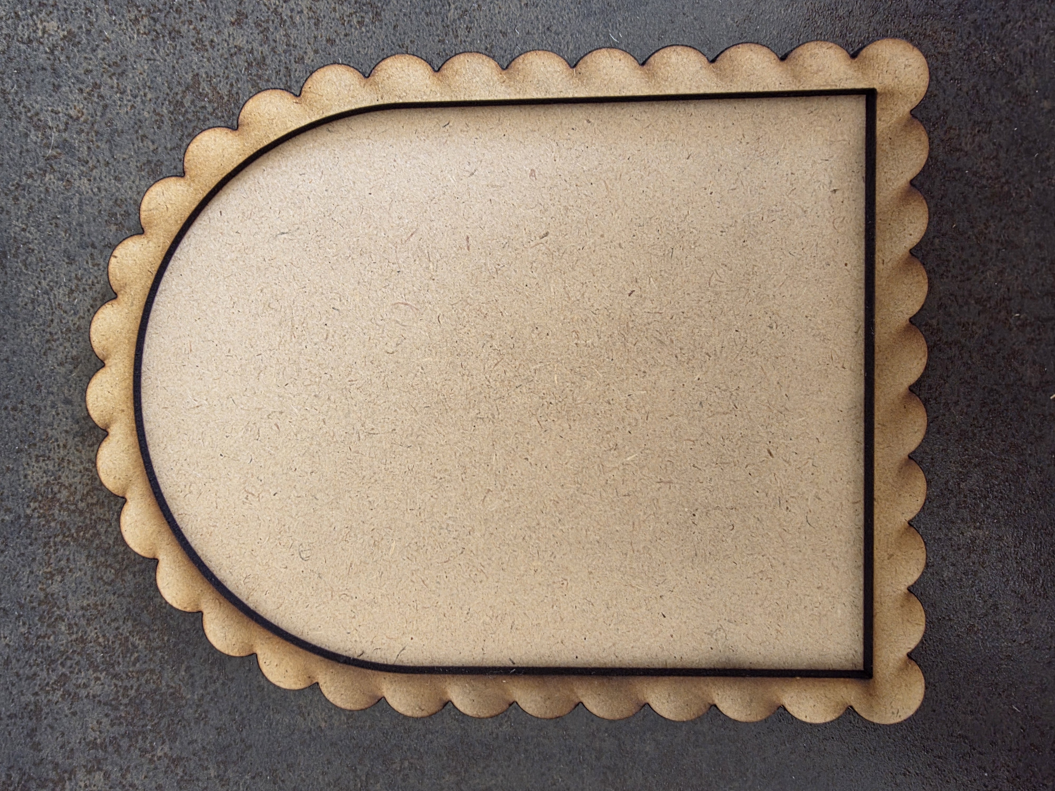 MDF - Arch Scallop  - 2tlg.