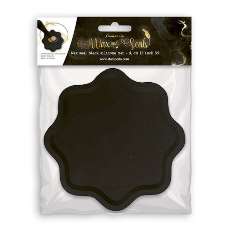 Stamperia - Wax and Seals Black Seal Mat 15cm Stamperia - Wax and Seals Black Seal Mat 15cm
