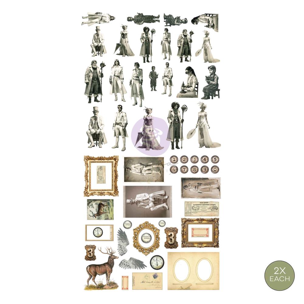 Prima Marketing - Steam and Frost - Finnabair Ephemera 112/Pkg