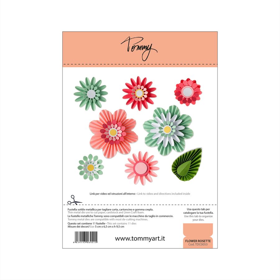  Tommy fustella – Flower rosette ®