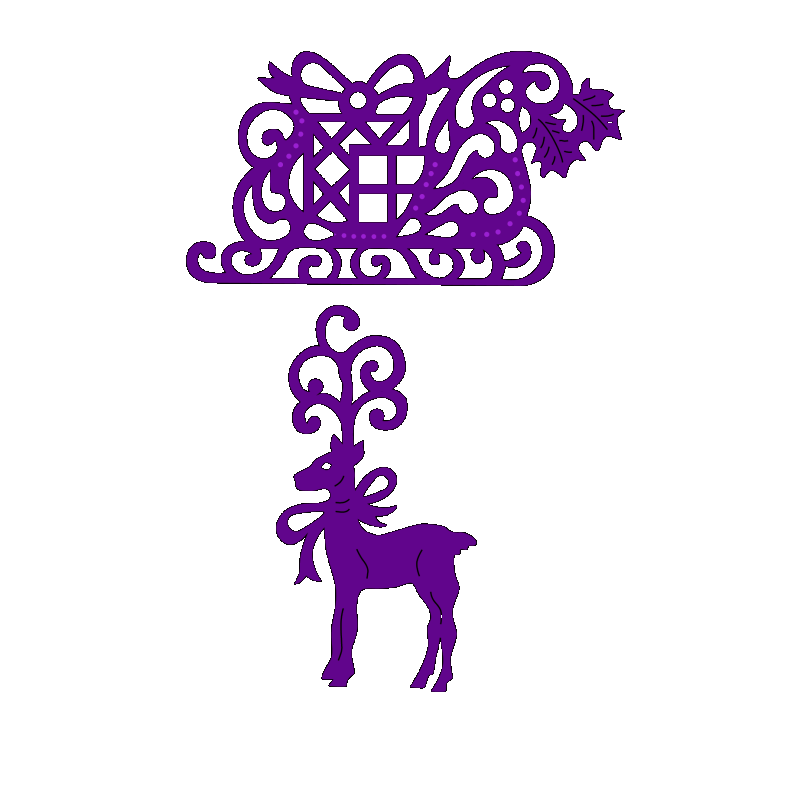 sdd177-reindeerandsleigh