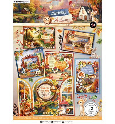 Studio Light - Autumn cards Charming Autumn nr.21