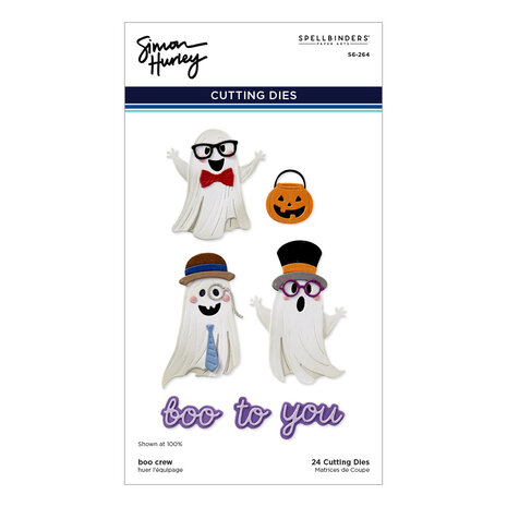 Spellbinders - Spooktacular Etched Dies Boo Crew