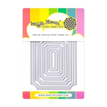 Waffle Flower - Nesting Piercing Ticket Frames Die