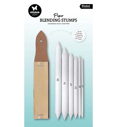 Studio Light - Drawing Tools Paper blending stumps & sand paper Essentials nr. 02