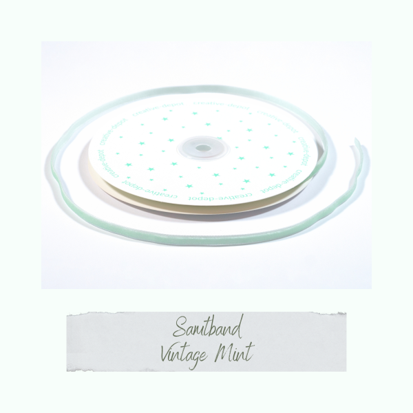 Creative Depot - Samtband - Vintage Mint - Bänderliebe  Creative Depot - Samtband - Vintage Mint - Bänderliebe