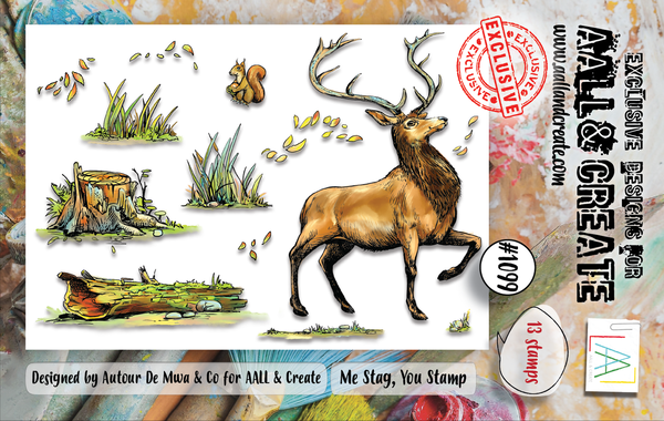 AALL & Create - Stamp Set A7 Me Stag, You Stamp Set