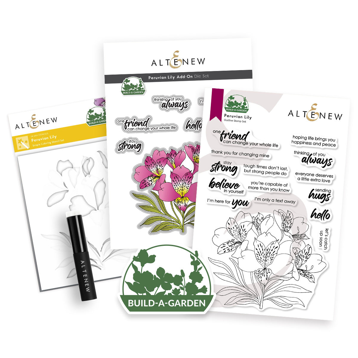 Altenew - Build-A-Garden: Peruvian Lily & Add-On Die Bundle  Altenew - Build-A-Garden: Peruvian Lily & Add-On Die Bundle