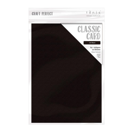 Tonic Craft Perfect - Classic Card A4 Jet Black