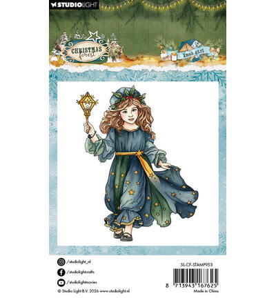 Studio Light - Transparente Stempel – Xmas Girl Christmas Forest Nr. 953