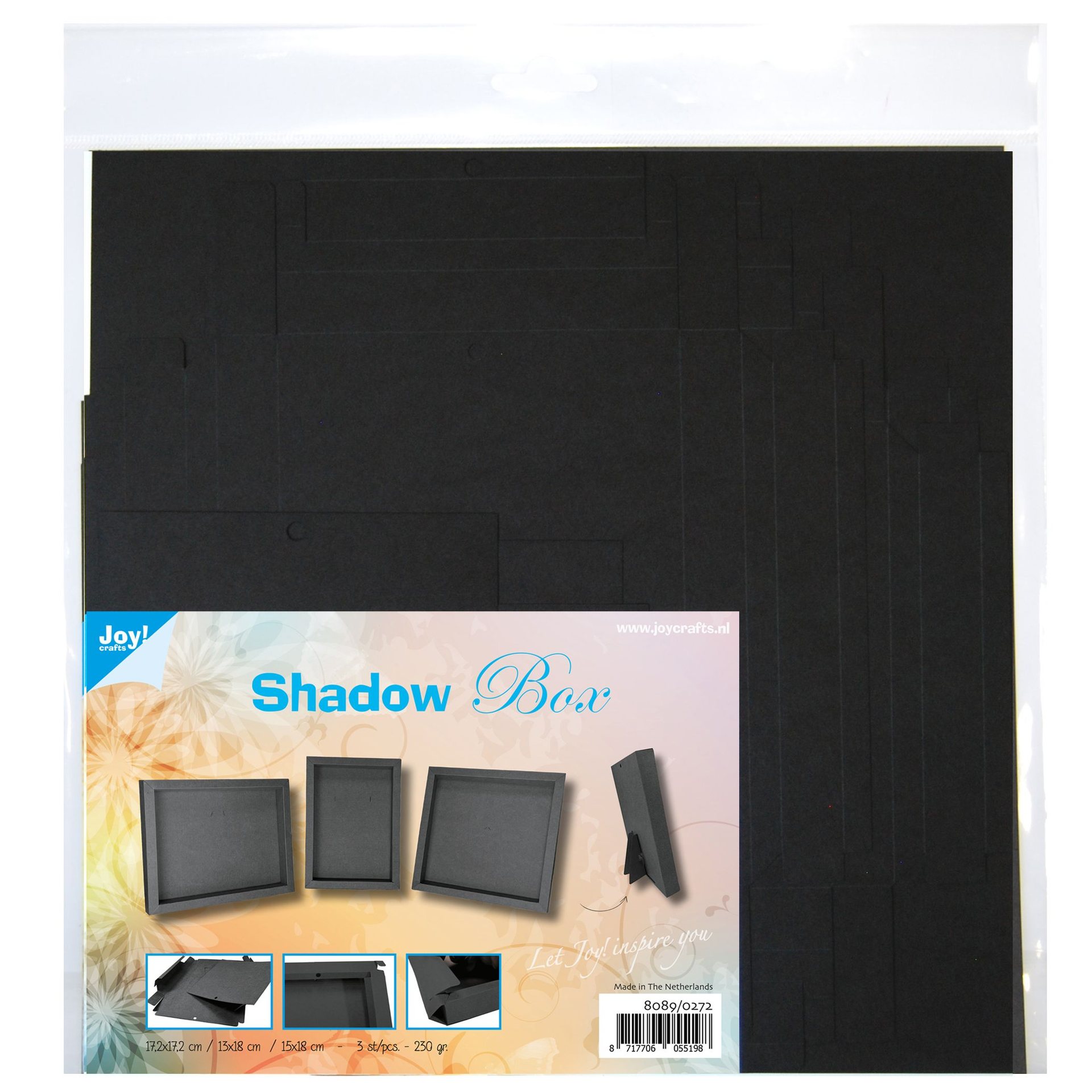 Joy!Crafts • Bilderrahmen 3 stück Schwarz Joy!Crafts • Bilderrahmen 3 stück Schwarz