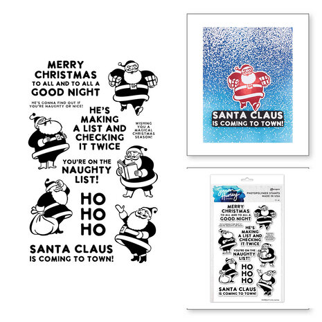 Spellbinders - Silly Santas Ranger Clear Stamp