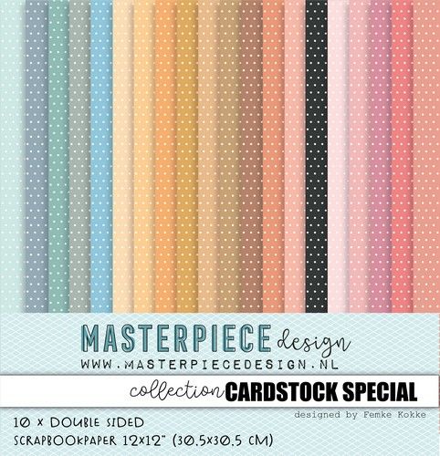 Masterpiece Papiercollectie Cardstock Special 12x12  Masterpiece Papiercollectie Cardstock Special 12x12