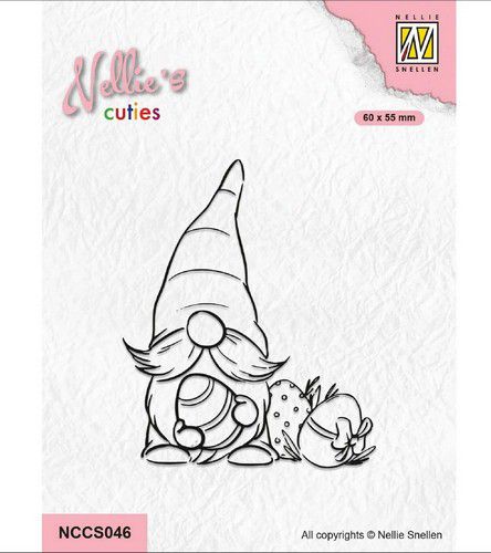 Nellie Choice Nellie‘s Cuties Clear Stamp Easter Gnome 4