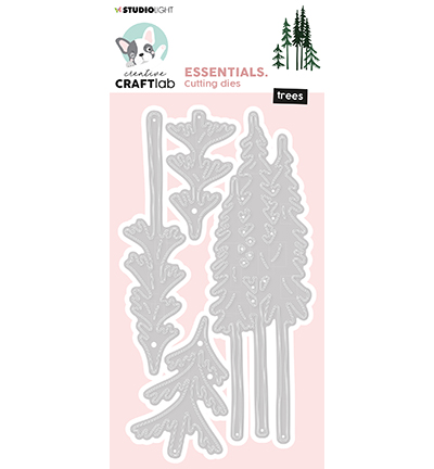 Studio Light Cutting Dies Olaf Friendz Trees Essentials nr.688