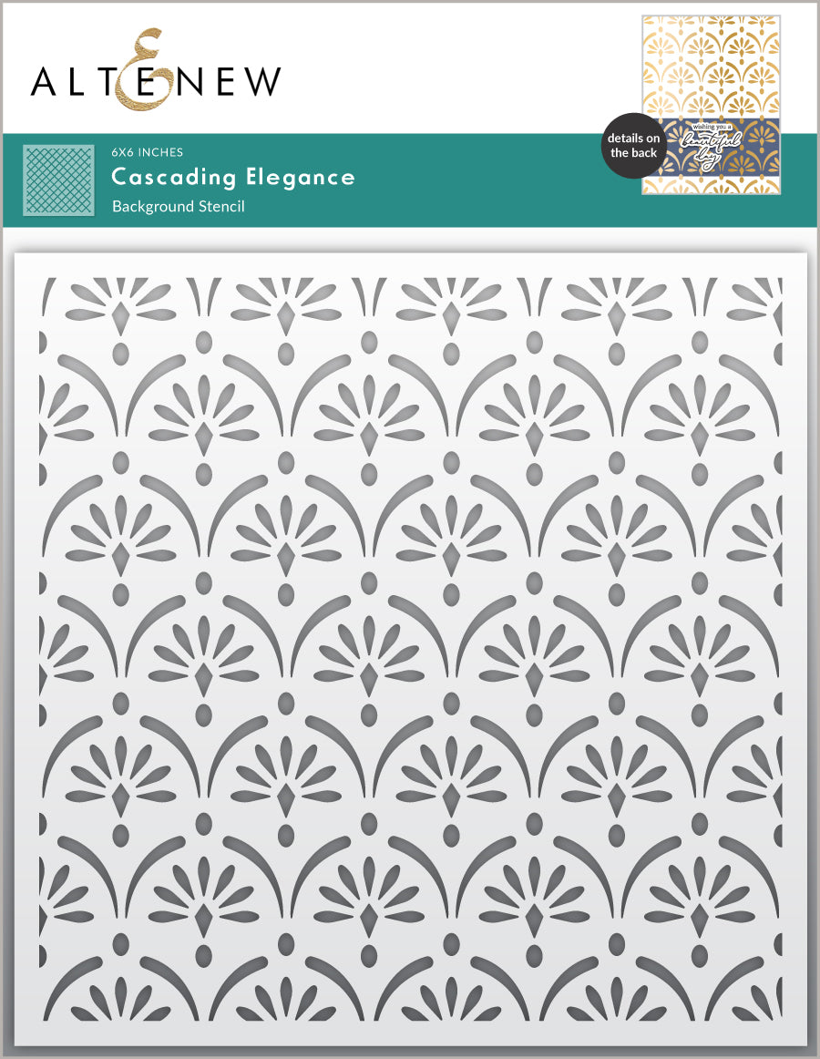 Altenew - Cascading Elegance Stencil 