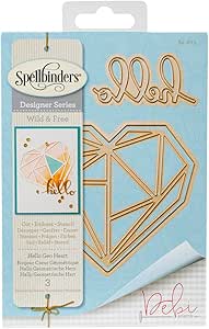 Spellbinders - Hello Geo Heart Etched/Wafer Thin Dies