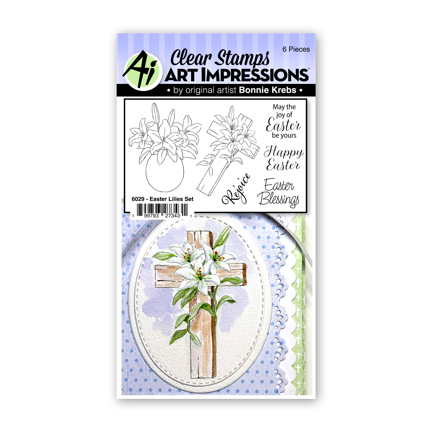 Art Impressions - Easter Lilies Set