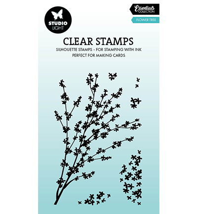 Studio Light - Clear Stamp - Flower tree Essentials nr. 913