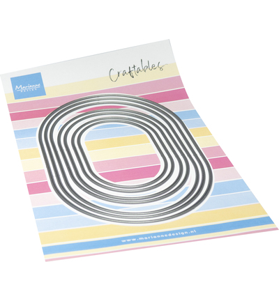 Marianne D - Grundformen - Basic dies - oval rectangle