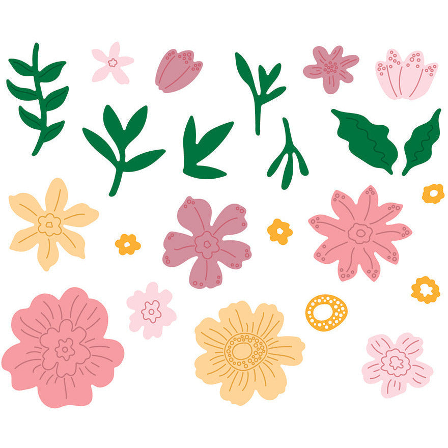 Honey Bee - Whimsical Spring Flowers - Honey Cuts