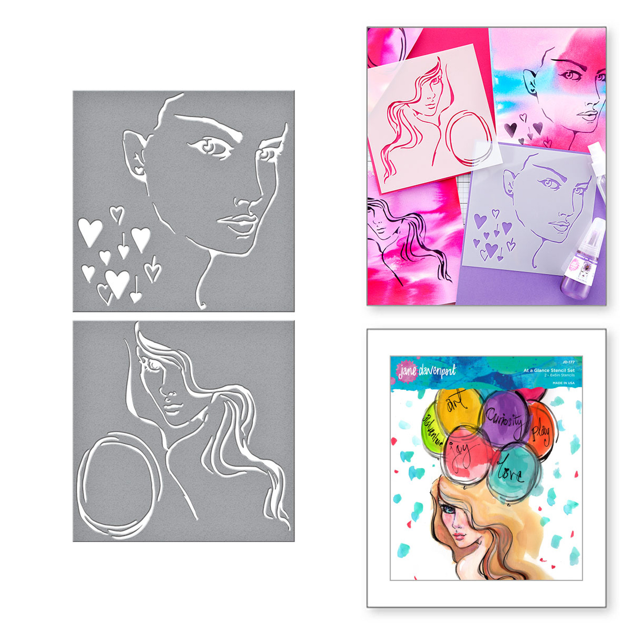 jane-davenport-at-a-glance-art-stencils-2pcs-jd-17