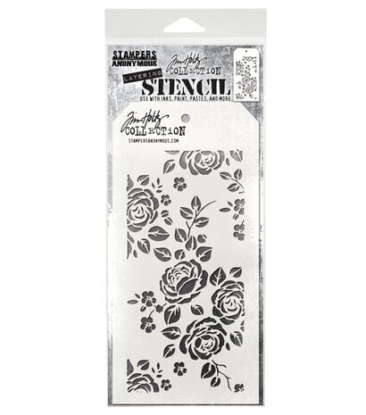 Tim Holtz - Roses Tim Holtz Layering Stencil