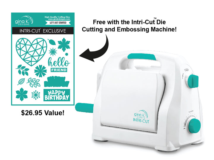 Gina K Designs - Intri-Cut Die Cutting Machine - Ships Separately 